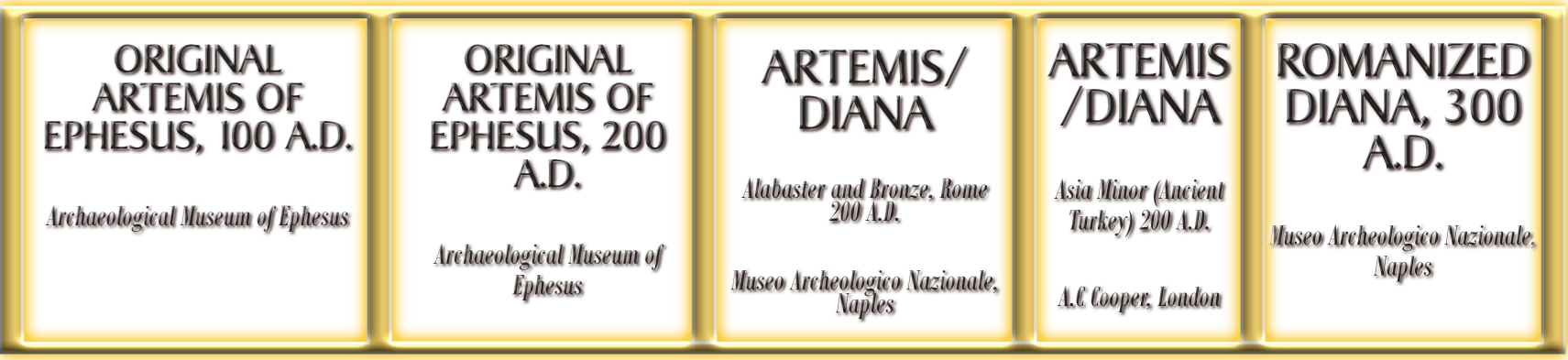 Stylized Photo with the words 'Artemis' on it, next to a Mami Wata Healers Society Temple of Mawu Logo.